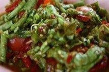 ตำถั่ว ปูปลาร้า