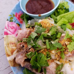 รวมลวกจิ้ม(ปลา,ลูกชิ้นปลา,หมูเด้ง,เกี๊ยวปลา,ฮื่อก๊วย)