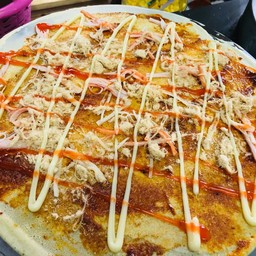 พริกเผา + ปูอัด + หมูหยอง