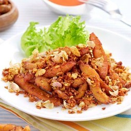 Fried Pork With Garlic