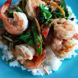 ผัดฉ่ากุ้ง