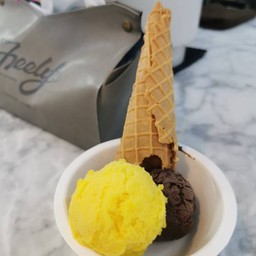 Chocolate Sorbet กับ OJ Sorbet
