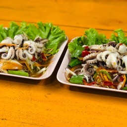 ตำปลาหมึก