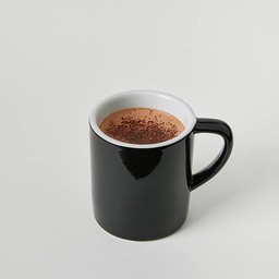 Hot Valrhona chocolate