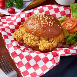 เบอร์เกอร์ไก่ทอด