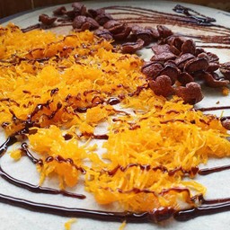 แป้งวนิลา+ฝอยทอง+โกโก้ครั้นช์+ ลูกแกด