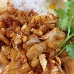 ข้าว+ไก่กระเทียม