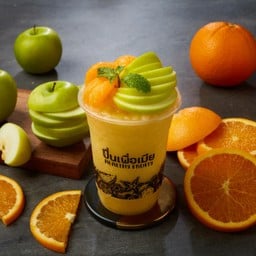 แอปเปิ้ลเขียว+ส้ม