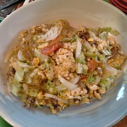 วุ้นเส้นชาววังผัดไข่ (กับข้าว)