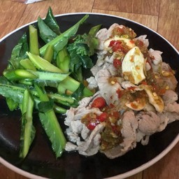 หมูย่าง หมูกรอบ หนองหอย