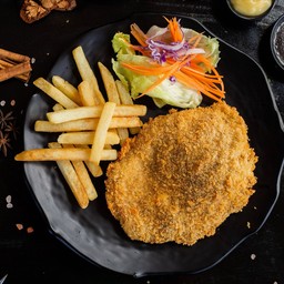 สเต็กไก่กรอบคริสปี้