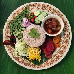 ข้าวคลุกกะปิโบราณ-ของกินเล่นคุณแม่ลูก 4