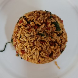 ข้าวกะเพราคลุกหมูสับ