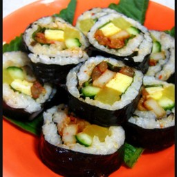 Kimbab   kimchi