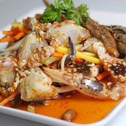 ยำมะม่วงปูม้า
