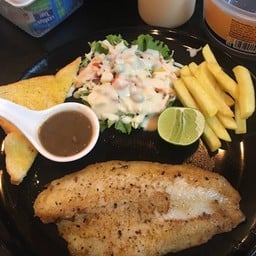 สเต็กปลาย่าง (ปลาดอลลี่)