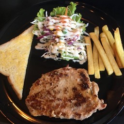 สเต็กไก่พริกไทยดำ