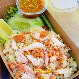 ข้าวผัดปู+ไข่ปู