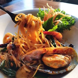 สปาเกตตี้ผัดขี้เมาทะเล