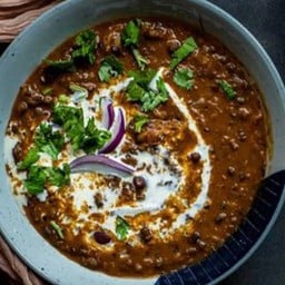 Daal Makhni - black lentils butter-แกงถั่วดำสามชนิดเขี้ยวมันเนย