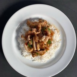 ผัดกะเพรารวม