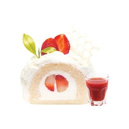 Strawberry Cotton Roll Cake