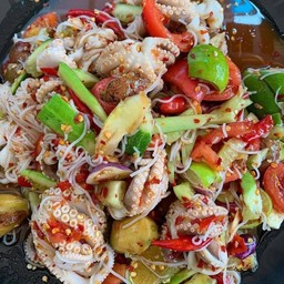 ตำซั่วหนวดหมึก+แตง