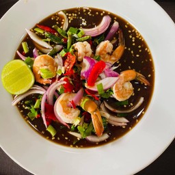 ยำกุ้งสุก