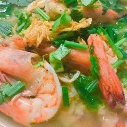 Boiled Rice With Shrimp