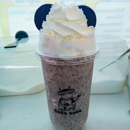 นมสดโอริโอ้ปั่น+วิปครีม