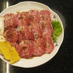 Prime beef loin with sauce (set)