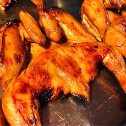 ไก่อบถังเจ้เพ็ญ ตลาดลานปูน