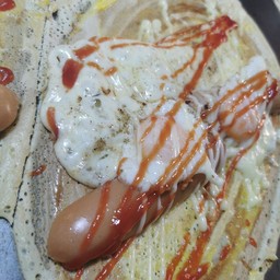 ไข่นก+ไส้กรอก+ชีส