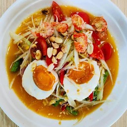 ตำไทยไข่เค็ม