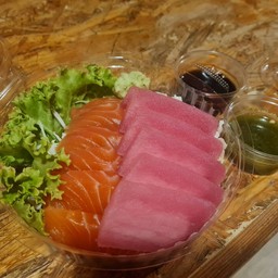 แซลมอน+ทูน่า ซาซิมิ