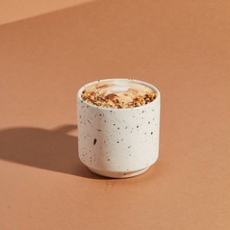 Crunchy Almond and Hazelnut Latte