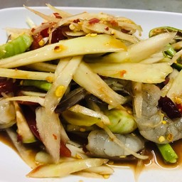 ตำปลาร้ากุ้งสด