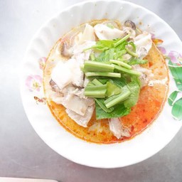 ต้มยำหัวปลาเก๋า น้ำข้น