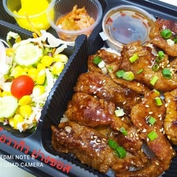 ข้าวหน้าเนื้อวากิว ย่างซอส