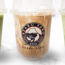 ICED HOJICHA LATTE