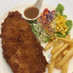 สเต็กปลาดอลลี่ทอด