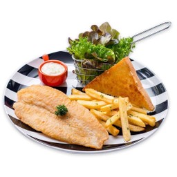 สเต็กปลาดอลลี่ ซอสทาทาร์