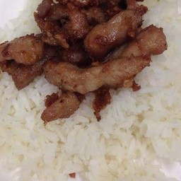 เนื้อแดดเดียว (ราดข้าว)