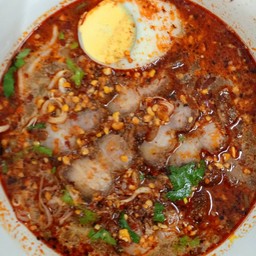 บะหมี่รวมมิตรต้มยำ+ไข่