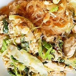 สุกี้แห้งหมู