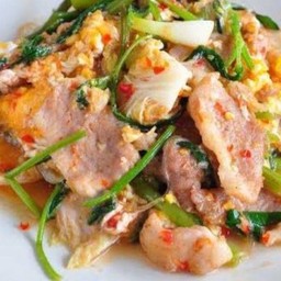 สุกี้แห้งไก่