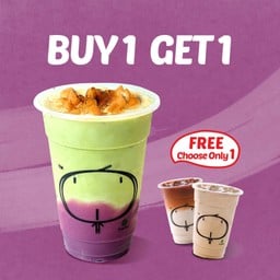 [Promotion] ซื้อ A แถม B  -Taro Premium Matcha รับฟรี ชานม หรือ ชาไทย ไซส์ M ราค