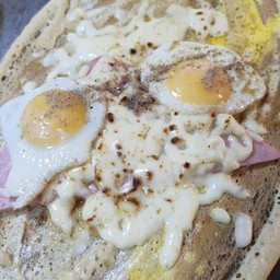 ไข่นก+แฮม+ชีส