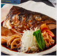 Salmon Kabuto Teriyaki - หัวปลาแซลมอนต้มซีอิ้ว[Free : Rice + Salad]