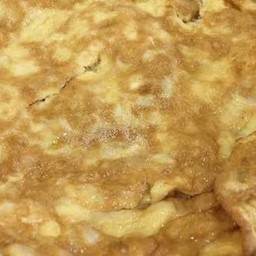 ไข่เจียวหมูสับราดข้าว